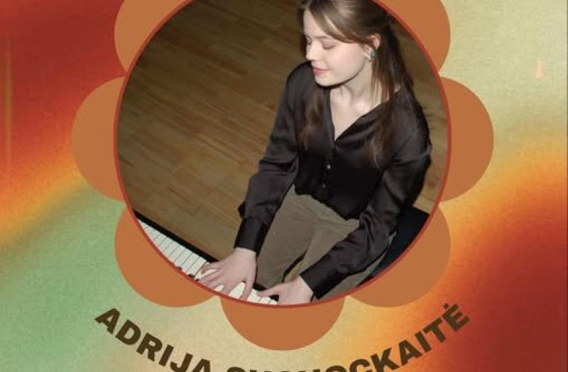 Kviečiame į pianistės A. Suchockaitės koncertą